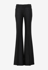 Chloé High-Waist Flared Pants CHC23WPA11065001 BLACK