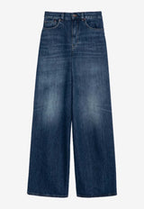 Chloé Wide-Leg Washed Jeans Blue CHC24ADP02150/P_CHLOE-402