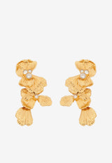 Chloé Flower Drop Earrings CHC24AFE93CH59DCTU Vintage Gold