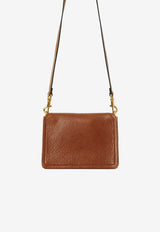 Chloé Mini Cape Crossbody Bag in Grained Leather CHC24AP417O0126M Clay Brown