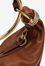 Chloé Small Bracelet Leather Hobo Bag Brown CHC24AS611N72/P_CHLOE-26M