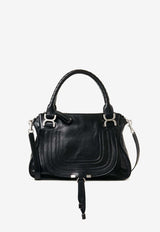 Chloé Marcie Leather Top Handle Bag CHC24AS660N90001 Black