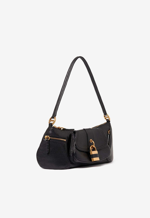 Chloé The 99 Leather Shoulder Bag CHC24AS710N84001 Black