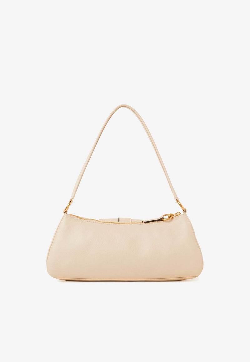 Chloé The 99 Leather Shoulder Bag CHC24AS710N8424Q Sweet Beige