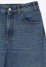 Chloé Flared Low-Rise Boyfriend Jeans Blue CHC24SDP03_157_470