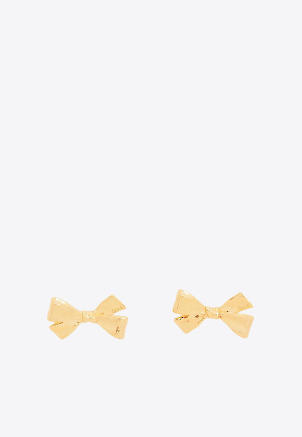 Chloé Lacey Bow Earrings CHC24SFE53CB7745TU BRIGHT GOLD