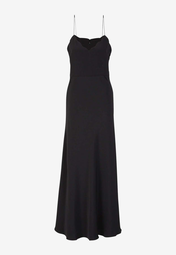 Chloé X Atelier Jolie Silk Maxi Dress CHC24SRO79013001 BLACK