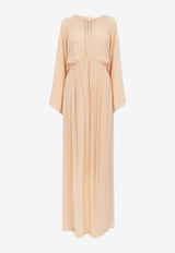 Chloé Sequin-Embellished Maxi Dress CHC24URO470026K7 Rose Dust