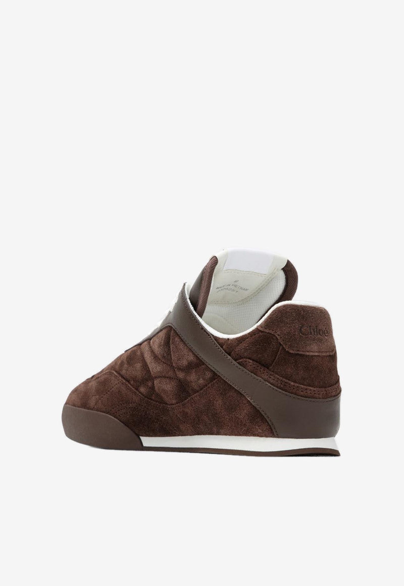 Chloé Kick Suede Low-Top Sneakers Brown CHC25A07IMS/R_CHLOE-27Z