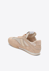 Chloé Mesh and Leather Low-Top Sneakers Pink CHC25S07IPL/Q_CHLOE-6J6