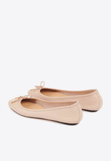 Chloé Iris Leather Ballet Flats Beige CHC25S08HQN26Y Blushy Beige