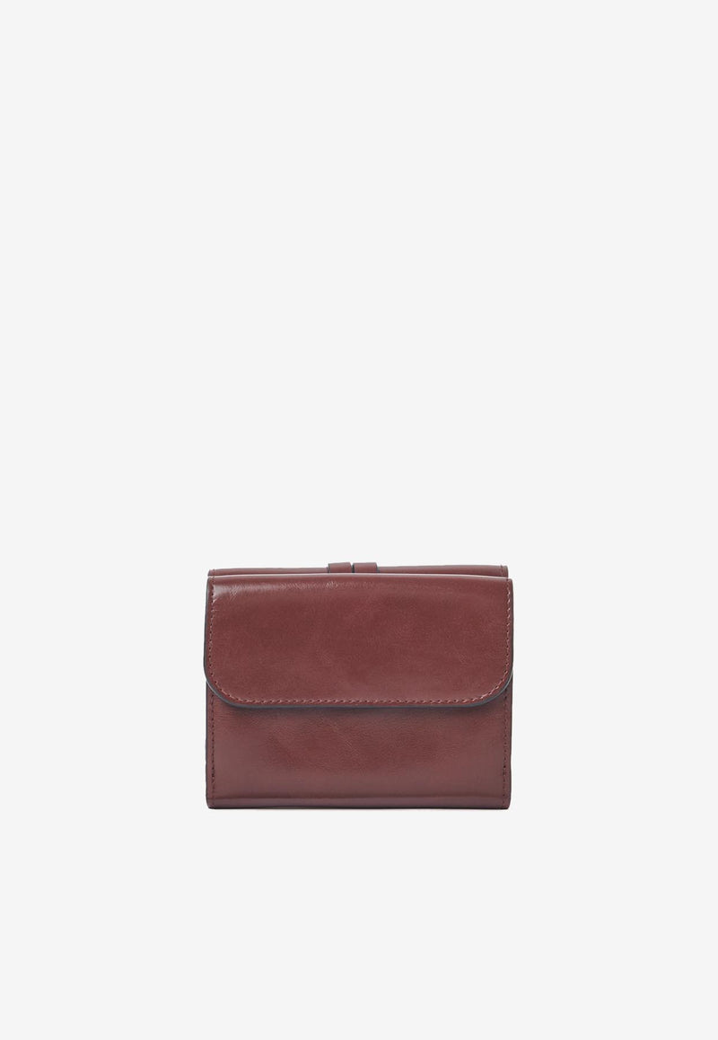 Chloé Small Alphabet Tri-Fold Leather Wallet CHC25SP536O1627M