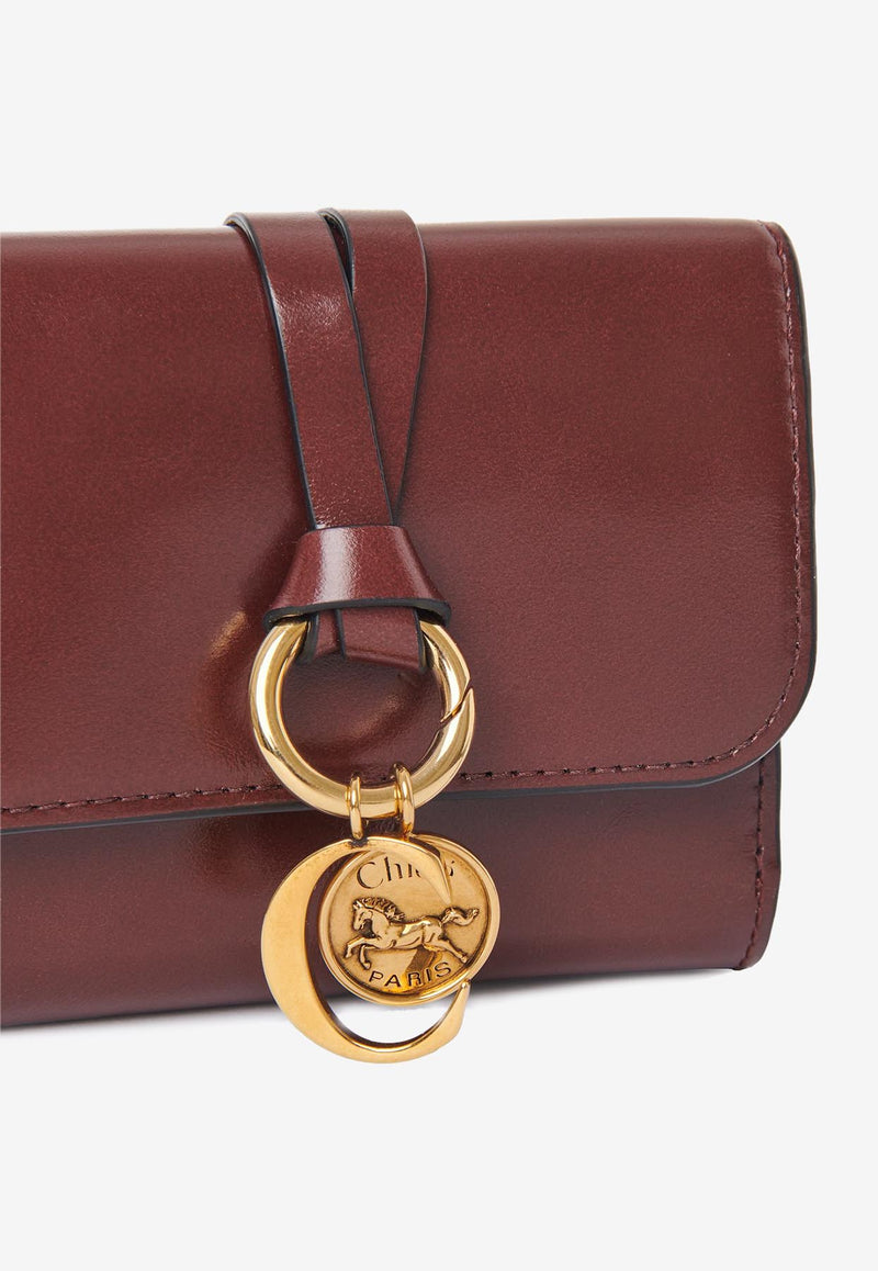 Chloé Small Alphabet Tri-Fold Leather Wallet CHC25SP536O1627M