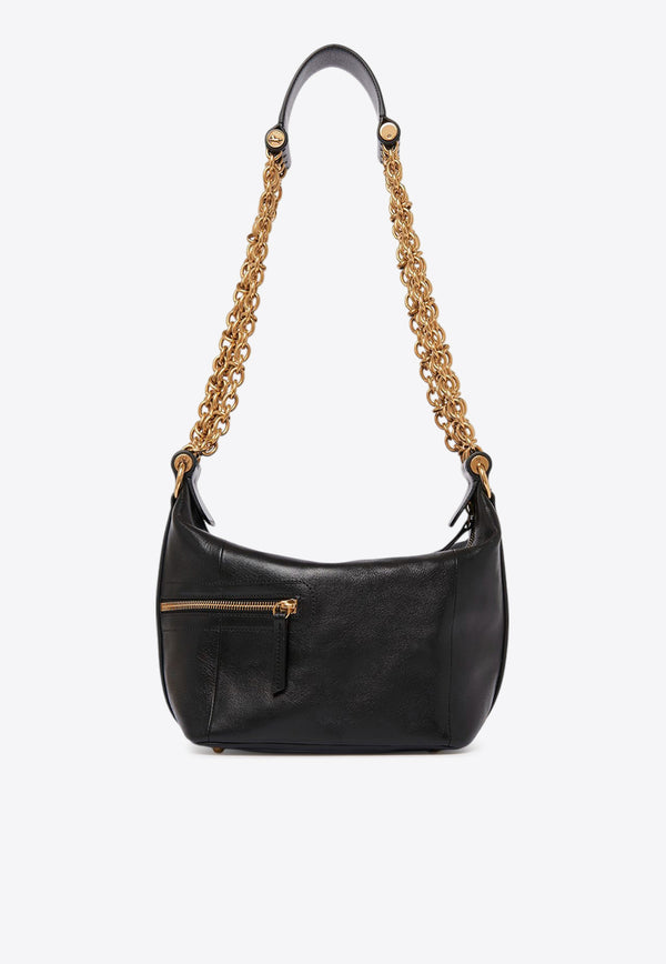 Chloé Camera Chain Leather Shoulder Bag Black CHC25SS418N83001 Black