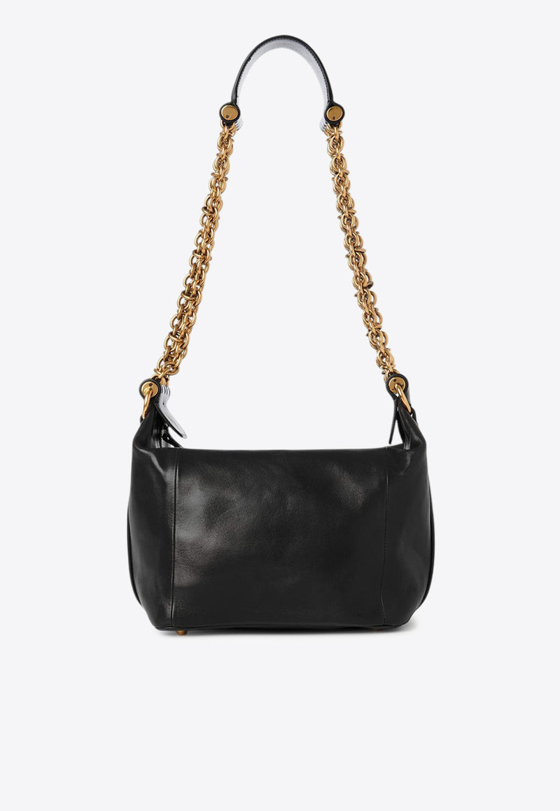 Chloé Camera Chain Leather Shoulder Bag Black CHC25SS418N83001 Black