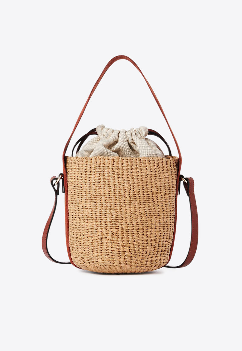 Chloé Small Horse Medal Basket Bag Brown CHC25SS592O8227S Sepia Brown