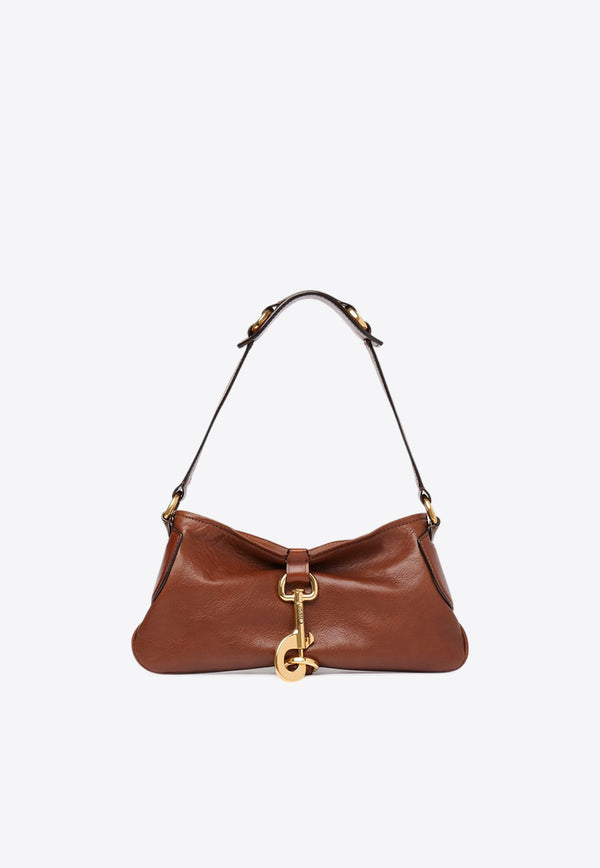 Chloé Kerala 25 Leather Shoulder Bag Brown CHC25SS743O4925A Dark Ebony