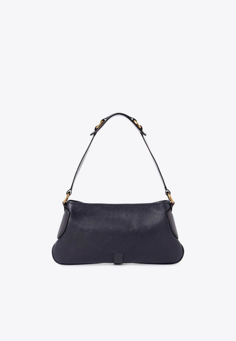 Chloé Kerala 25 Leather Shoulder Bag Black CHC25SS743O4944C Black Navy