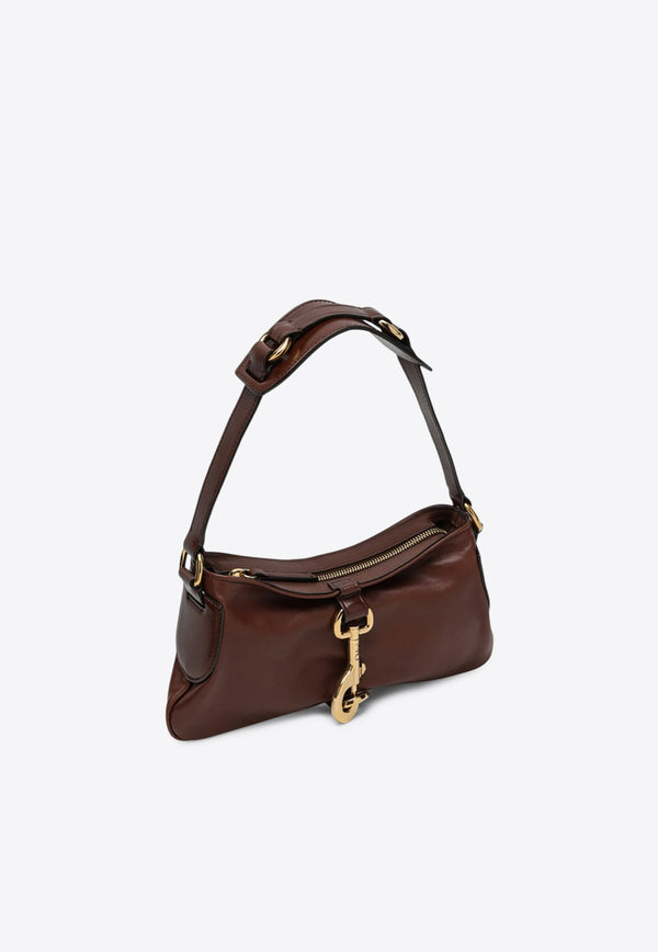 Chloé Kerala 25 Leather Shoulder Bag Brown CHC25SS743O49/Q_CHLOE-25A