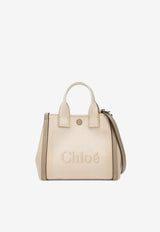 Chloé Small Carry Canvas Tote Bag Beige CHC25SS911O65/R_CHLOE-26Y