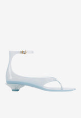 Chloé Signature Jelly Sandals Light Blue CHC25U09VRQ 33B