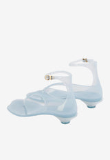 Chloé Signature Jelly Sandals Light Blue CHC25U09VRQ 33B