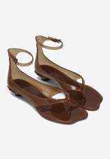 Chloé Jelly Thong Sandals Brown CHC25U09VRQ/S_CHLOE-260