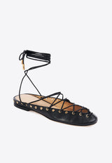 Chloé Ghillies Leather Ballet Flats Black CHC25U10BRI/Q_CHLOE-001