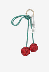 Hibourama Cherry Crystal Embellished Charm  Multicolor CHERRYPL/R_HIBOA-MU