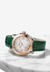Chopard Happy Sport Round 36mm Watch Green 207233-0001_TH