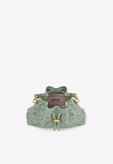 Jimmy Choo Small Cinch Perforated Leather Shoulder Bag Green CINCH SMALL BPJ VERDE/GOLD