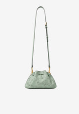 Jimmy Choo Small Cinch Perforated Leather Shoulder Bag Green CINCH SMALL BPJ VERDE/GOLD