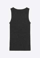 S Max Mara Cipro Ribbed Tank Top Dark Green CIPROWO/R_MAXS-008
