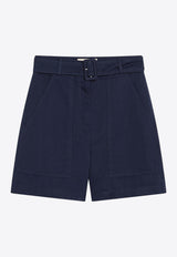 Weekend Max Mara Cirino High-Waist Mini Shorts Blue CIRINOCO/Q_MAXMW-005