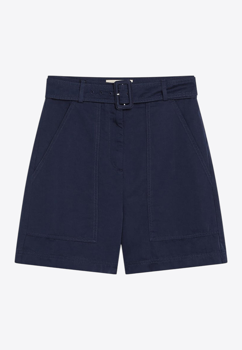 Weekend Max Mara Cirino High-Waist Mini Shorts Blue CIRINOCO/Q_MAXMW-005
