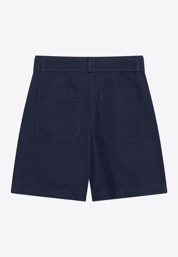 Weekend Max Mara Cirino High-Waist Mini Shorts Blue CIRINOCO/Q_MAXMW-005
