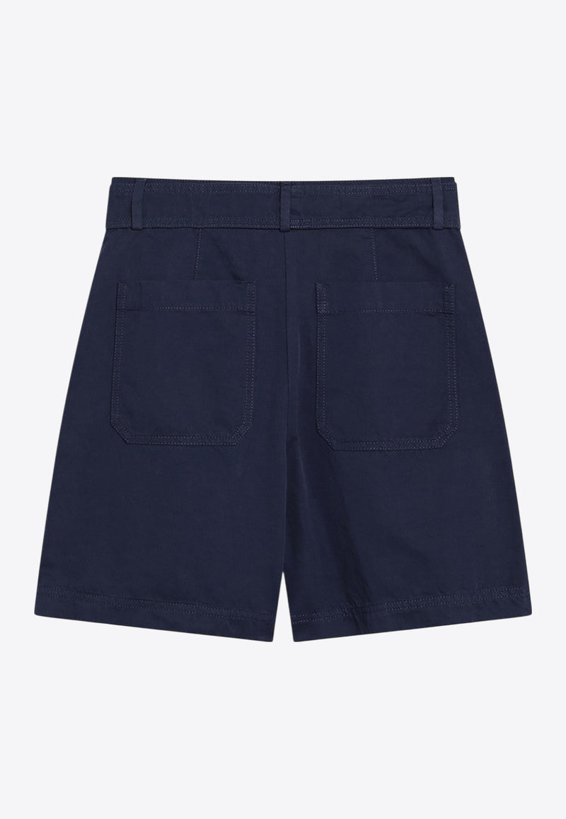 Weekend Max Mara Cirino High-Waist Mini Shorts Blue CIRINOCO/Q_MAXMW-005