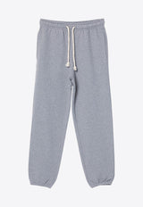 Acne Studios Kids Boys Face Patch Track Pants Gray CK0113WO/P_ACNE-X92