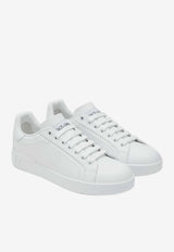 Dolce & Gabbana Portofino Leather Low-Top Sneakers White CK1544A1065/S_DOLCE-80001