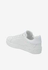 Dolce & Gabbana Portofino Leather Low-Top Sneakers White CK1544A1065/S_DOLCE-80001