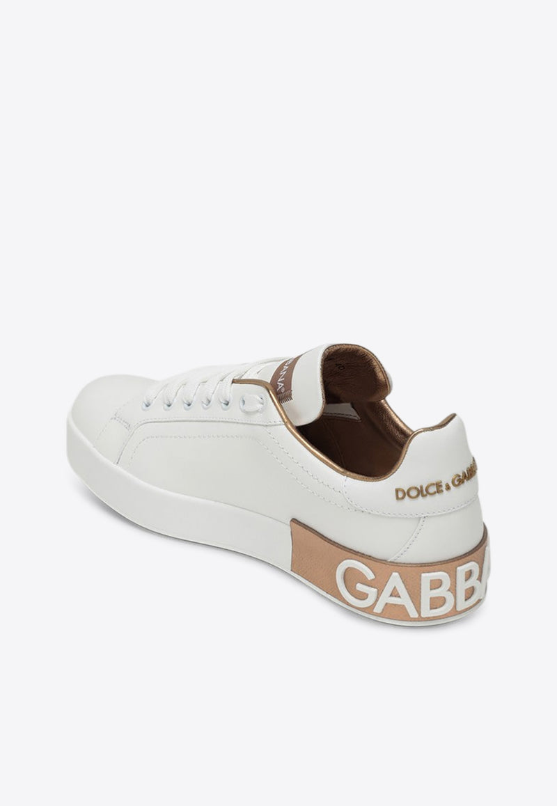 Dolce & Gabbana Portofino Low-Top Sneakers White CK1544AX615/R_DOLCE-8L315