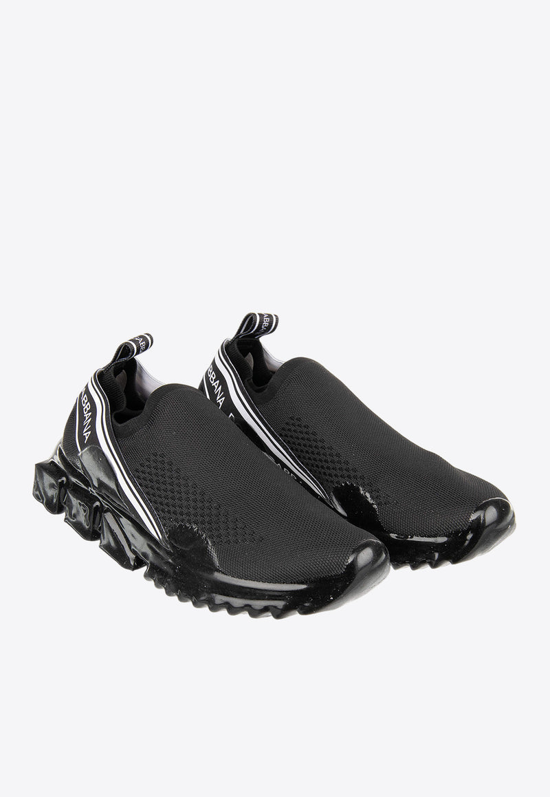 Dolce & Gabbana Sorrento Primeknit Low-Top Sneakers Black CK1595 AK267 80999