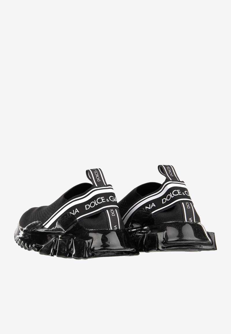 Dolce & Gabbana Sorrento Primeknit Low-Top Sneakers Black CK1595 AK267 80999