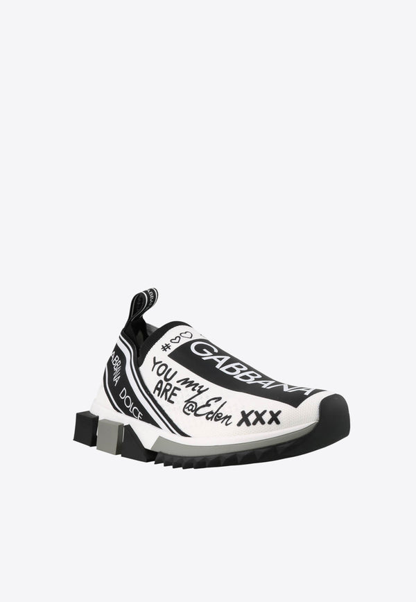 Dolce & Gabbana Sorrento Primeknit Low-Top Sneakers White CK1595 AV247 HWF57