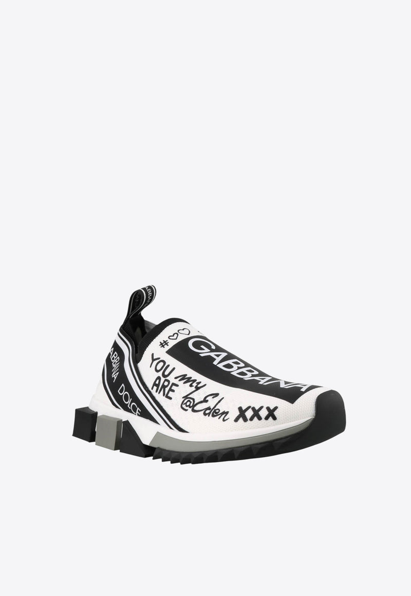 Dolce & Gabbana Sorrento Primeknit Low-Top Sneakers White CK1595 AV247 HWF57