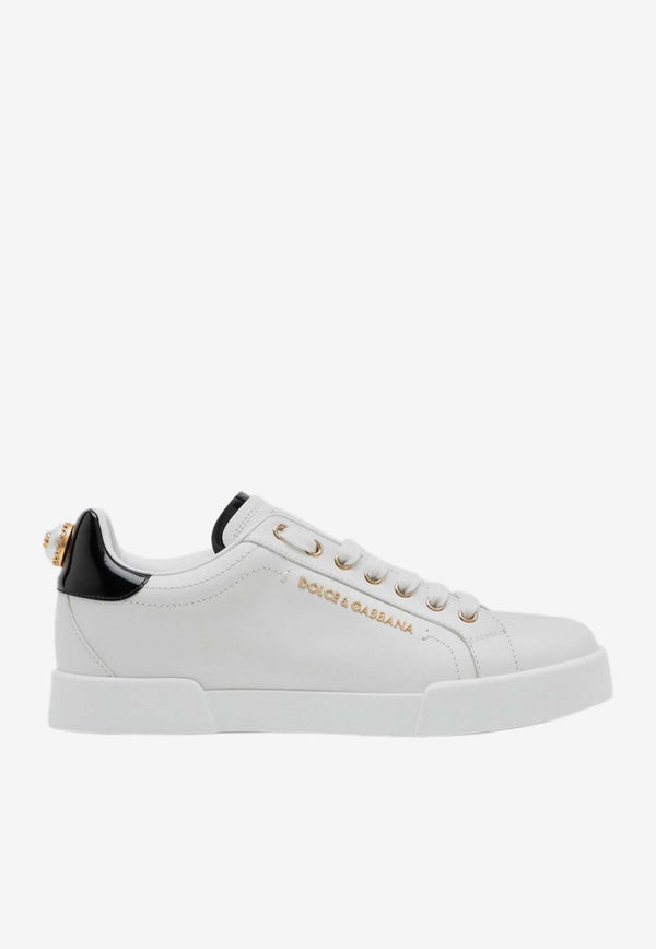 Dolce & Gabbana Portofino Low-Top Sneakers White CK1602AH506/P_DOLCE-89662