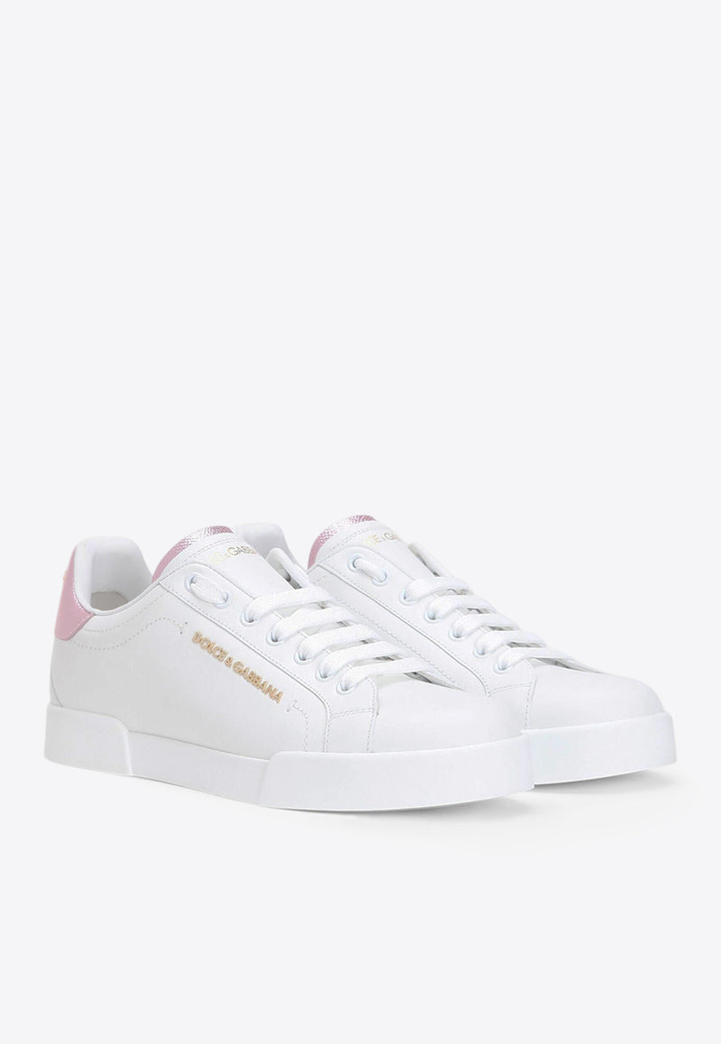 Dolce & Gabbana Portofino Low-Top Sneakers White CK1602 AN298 87587