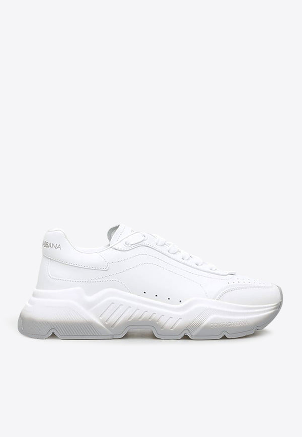 Dolce & Gabbana Daymaster Leather Running Sneakers White CK1791 A1065 80001