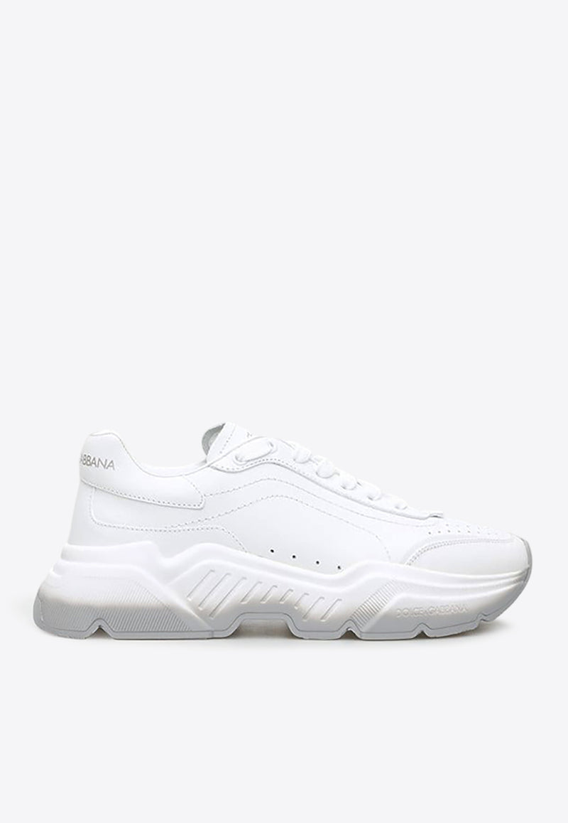 Dolce & Gabbana Daymaster Leather Running Sneakers White CK1791 A1065 80001