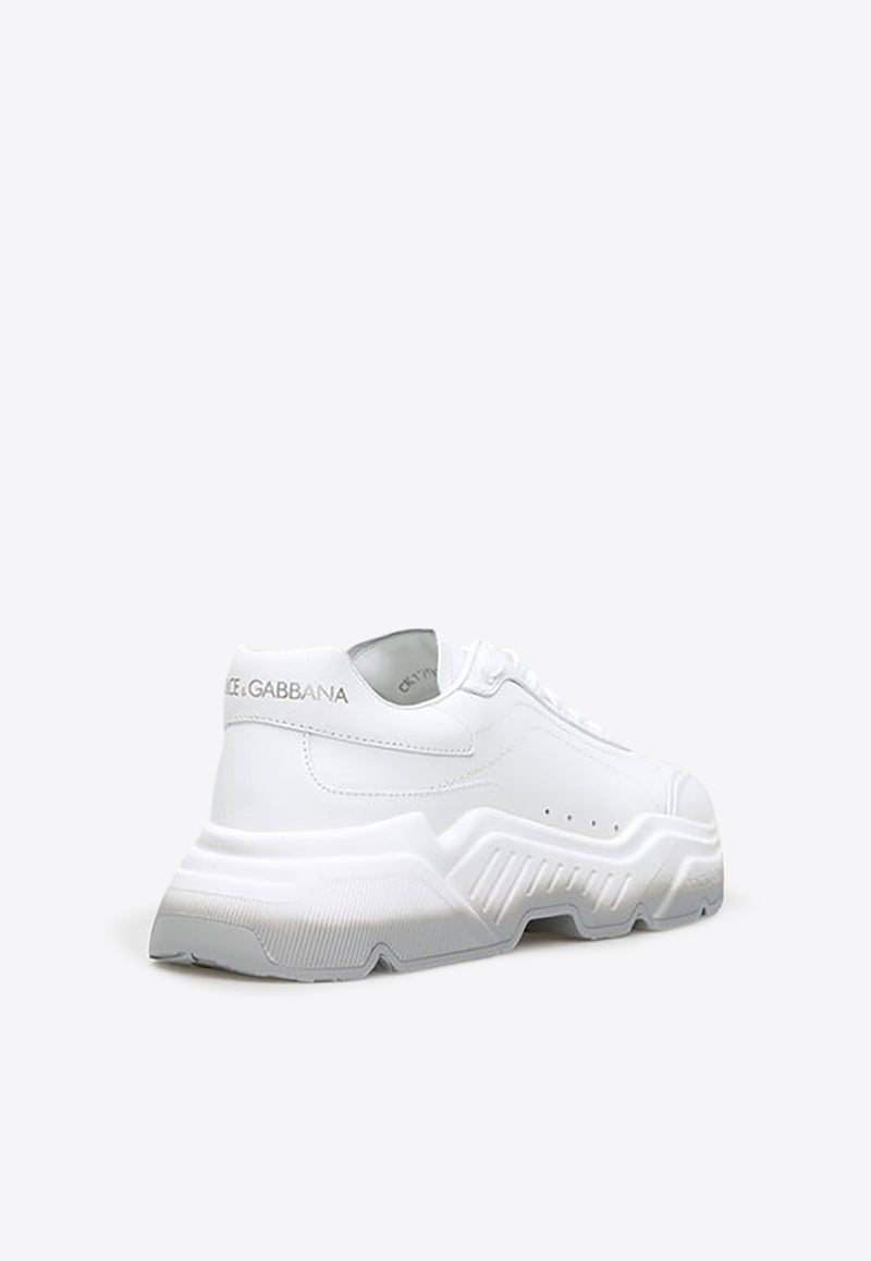 Dolce & Gabbana Daymaster Leather Running Sneakers White CK1791 A1065 80001